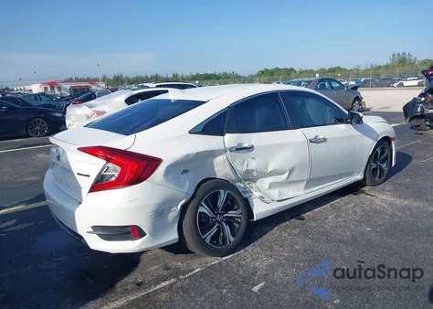 2018 Honda Civic Touring из США, поврежденный, VIN JHMFC1F93JX025804